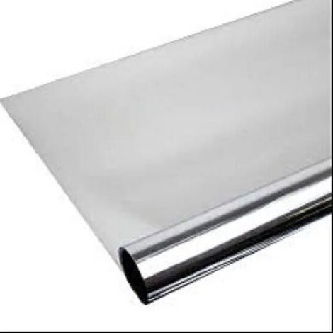 ZVD Film pour fenêtre Adhésif Multi-fix - Multi-usages - Protection UV 99% - Anti-chaleur - Effet miroir - Film pour vitres argenté - 45x200cm (1/4)