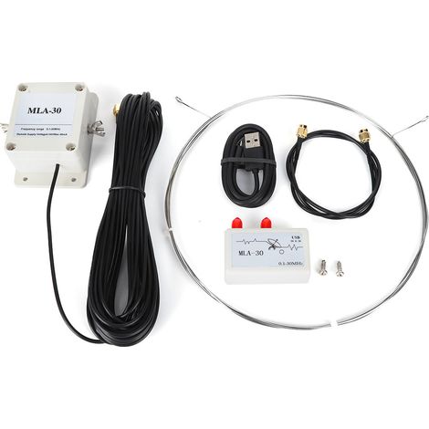 Antenne de réception active en forme de boucle, boîtier étanche à la pluie, modulaire pour une utilisation extérieure en communication (1/5)