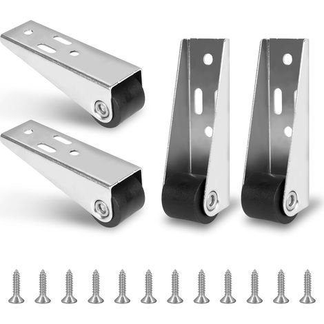Juego de 4 ruedas para muebles, ruedas pequeñas para muebles, ruedas para tablas de mudanza, ruedas para armarios (1/5)