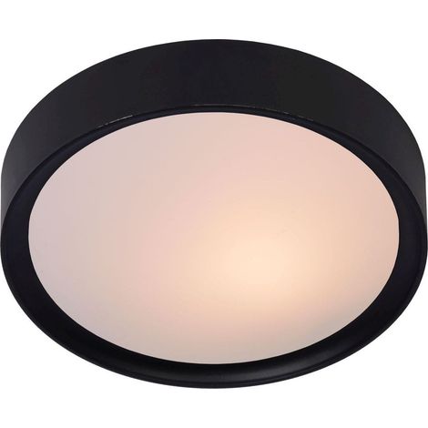 Plafoniera Lucide LEX Ø25 E27 dimmerabile bianco/nera (1/4)