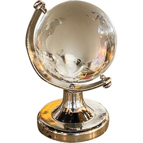 Globe Mini Cœur Fille Décor Bureau Transparent Créatif - Décoration de Table (1/5)