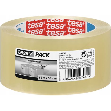 tesa 58172-00000-01 Klebeband tesapack® Transparent (L x B) 66 m x 50 mm 1 St.