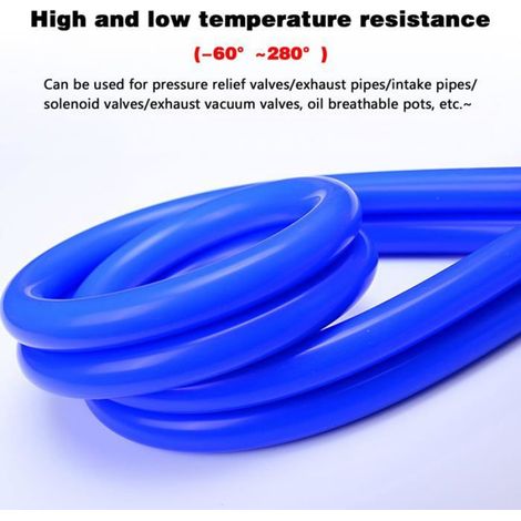 8m Tuyau Silicone Haute Température Bleu Ø3mm - Durite Dépression Air, Eau, Turbines, Pompes, Raccords Vide dupcheliry (1/5)