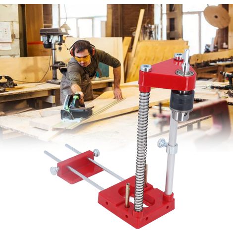 Positionneur de perceuse portable pour établi, positionneur de précision, positionneur pour le travail du bois (1/5)