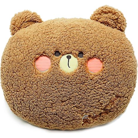 Teddybär-Plüschkissen, ultraweicher Teddybär, bezauberndes Kuscheltier-Teddybärkissen für Kinder (1/5)