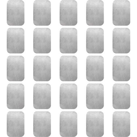 25 Plaque de couverture, Fer, Auto-adhésif, Anti-rayures, Serrure de porte, Réparation décorative (1/5)