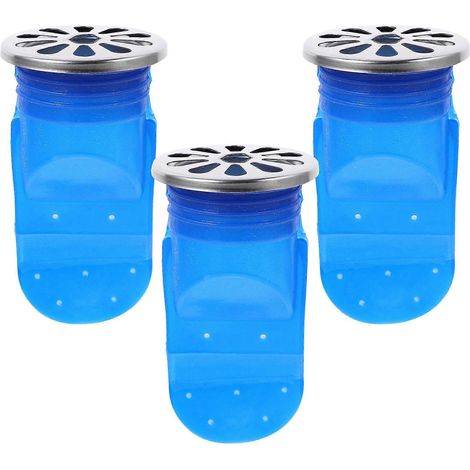 Bouchons de siphon de sol en silicone plastique anti-insectes 0,5 x 5 x 5 cm, lot de 3 (1/5)