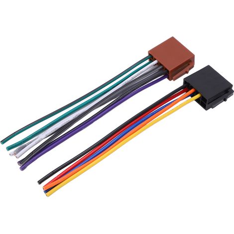 ISO-Kabeladapter (Teile/Set) aus ABS-Metall für Autoradios, Ersatz für C230 2000 (1/5)