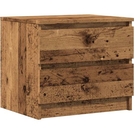 Maison Exclusive - Comodino Legno Antico 50x40x43.5 cm in Legno Multistrato