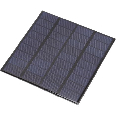 Chargeur de panneau solaire miniature 9V 2W en polysilicium encapsulé dans de l'époxy pour outils de bricolage (1/5)