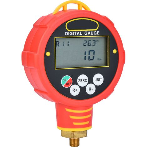 Manomètre numérique haute pression pour climatisation auto WK-688H, outil de recharge frigorigène, indicateur digital précis, testeur R134a R410a, équipement de diagnostic AC portable. (1/3)