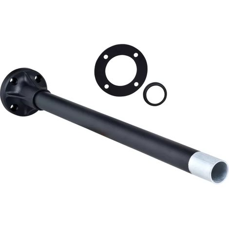 Aluminium-Basisträger 380 mm schwarz (1/2)