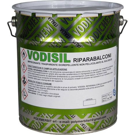 RESINA SILICONICA 'VODISIL RIPARABALCONI' lt. 1 - trasparente
