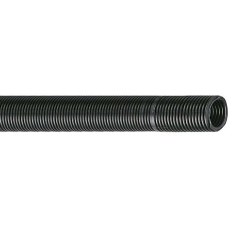 poly pool - 5 m tubo pieghevole 3.3.2.1 ø 25 mm per installazioni incassate nero