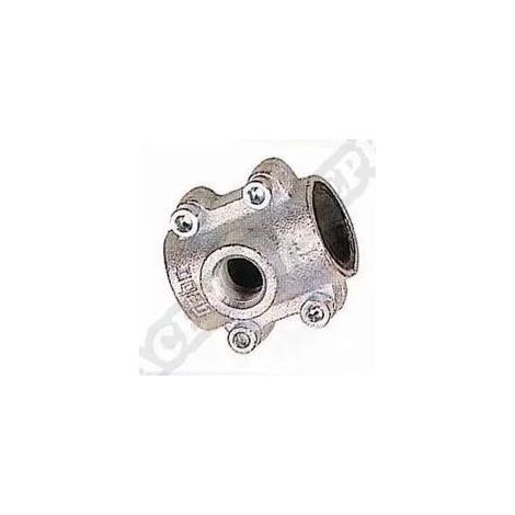 Abrazadera de montaje Gebo ANB de 3/4" x 1/2" para tubos de acero