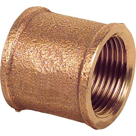Raccord filete en laiton rouge Manchon Type 3270, 1/4" (fem/fem)