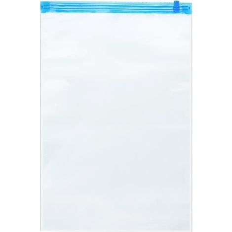 Lot de 10 sacs de rangement sous vide transparents à fermeture enroulable (50 x 70 cm) - Parfaits pour les vêtements, le linge de lit et plus encore --AquaForge (1/5)