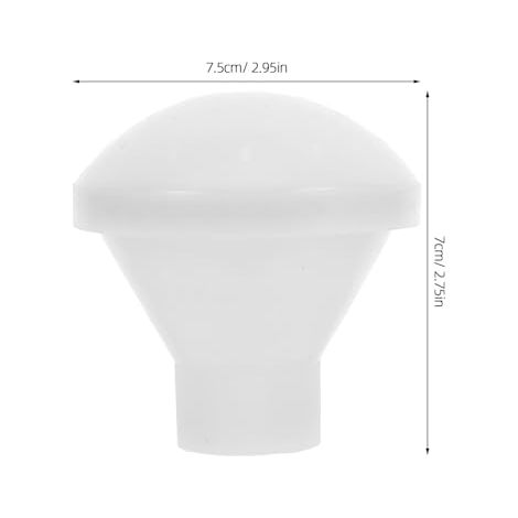 Lot 2 Embouts Arroseur pour Arrosoir en Plastique Blanc, Tête Pomme D'arrosage Facile à Utiliser pour Jardin et Plantes (1/5)