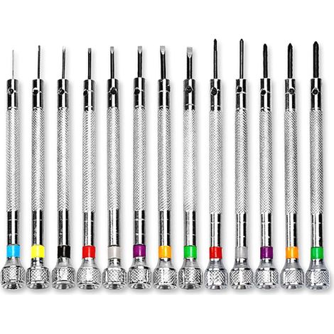 Kit tournevis de précision, 13 pièces, 2,0mm, acier carbone (1/5)