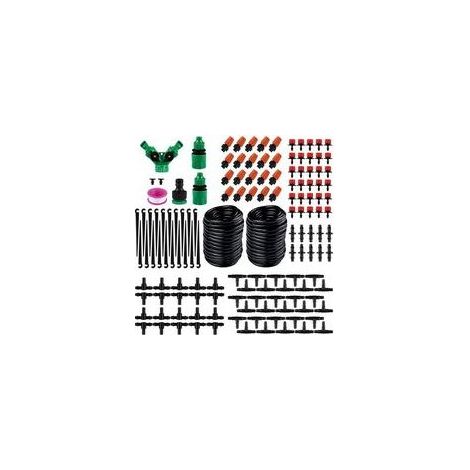 Système d’irrigation goutte à goutte automatique – Kit complet (149 pièces) avec tube de 30 m pour jardin, potager et plantes d’intérieur/extérieur (1/5)