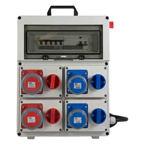QUADRO DI DISTRIBUZIONE 220-380 C/PULSANTE DI EMERGENZA cm 33,5x13x43,5h (1/2)