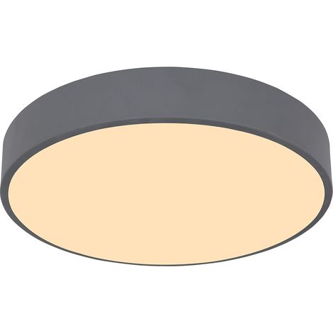 Globo - plafoniera - Tartarus - grigio - metallo - Ø 40cm - LED -