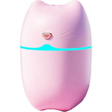 Humidificateur Mini - 260 ml - Nébulisation Froide - Mode Continu/Intermittent - Veilleuse Intégrée - Silencieux 38 dB - Alimentation USB - Pour Chambre Bureau Voiture (1/5)
