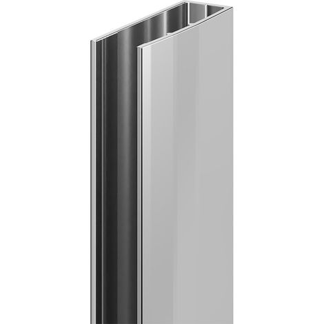 Pacco 8mm Polished Chrome 1950mm Decorative End Profile (1/5)