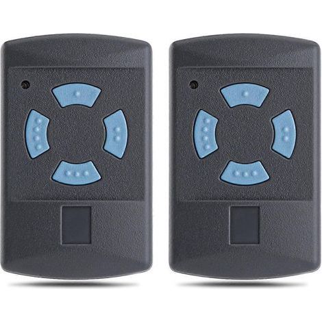 Lot de 2 télécommandes de porte de garage compatibles avec les modèles HORMANN HSM4-868, HSE2-868, HS4-868 et HSM2-868 (868 MHz). (1/5)