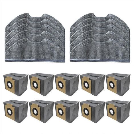 X8 Pro Omni Robot Aspirateur Laveur, Lot de Rechange Filtres Sacs à Poussière et Serpillères, Compatible Nettoyage Automatique, Accessoires Essentiels Maison (1/5)