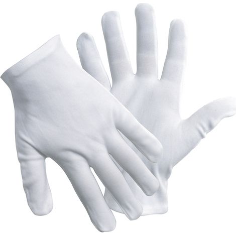 GUANTI IN COTONE Col. Bianco tg.10 12.00 paia