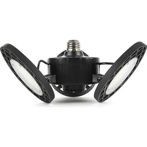 Plafonnier LED à détecteur de mouvement PIR 144, culot E26, 60/80 W, déformable, pour garage, éclairage intérieur, lampe industrielle d'atelier.