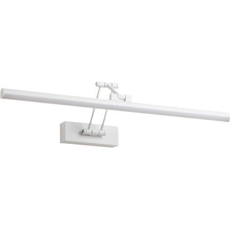 Applique murale LED moderne et réglable for miroir de salle de bain, finition dorée, lampe de maquillage rotative(White-6000k,50cm) (1/5)