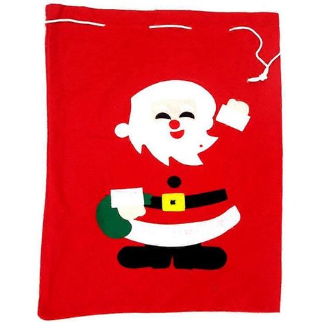 sac cadeau de Noël, motif aléatoire, Père Noël (rouge)-57X39CM-Red