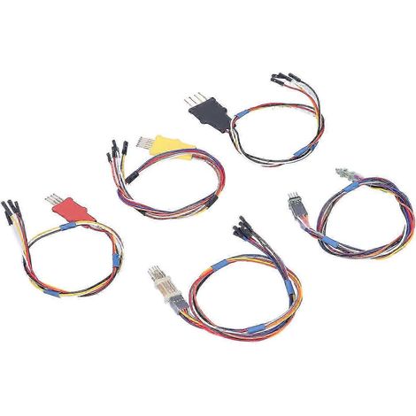 Adaptateurs de sonde professionnels 2025 (5 pièces) pour programmateur IProg pour Xprog (outil pour véhicules 12-24 V SZRH AV) (1/4)