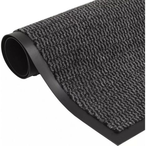 vidaXL Dust Control Mat Rectangular Tufted 90x150 cm Anthracite (1/5)