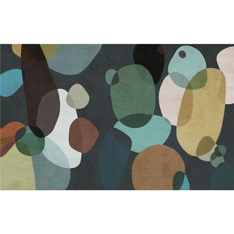 Komar Wandtapete - Form Symbiotic - 250 x 400 cm - Vlies Digitaldruck - Vintage und Retro (1/5)