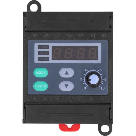 Motordrehzahlregler mit Digitalanzeige, integriertem Regler, Zubehör, einphasig, 220 V (1/5)