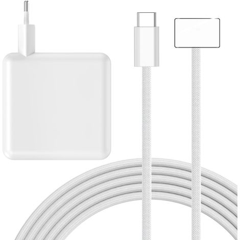 Chargeur MacBook Pro/Air 96W USB-C vers Magnétique 3, Compatible MacBook Pro 14/16" (2021-2026) et MacBook Air 13/15" (2022-2026) Alimentation pour Ordinateur Portable (1/5)