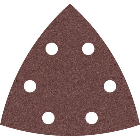 Bosch Accessories 2608621688 Deltaschleifpapier Körnung (num) 180 (L x B) 93 mm x 93 mm 5 St.