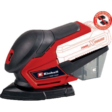 LEVIGATRICE ORBITALE A BATTERIA 'TE-OS 18/150 LI SOLO' 18V - superficie 150 x 150 x100 mm  - EINHELL