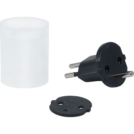 Equip 333320 adattatore per presa di corrente T12 Tipo E/F ibrido Nero (1/4)