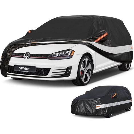 Autoabdeckung 10 Schichten 100% Wasserdicht für VW Golf 4-8 (1997-2025) Schwarz (1/5)
