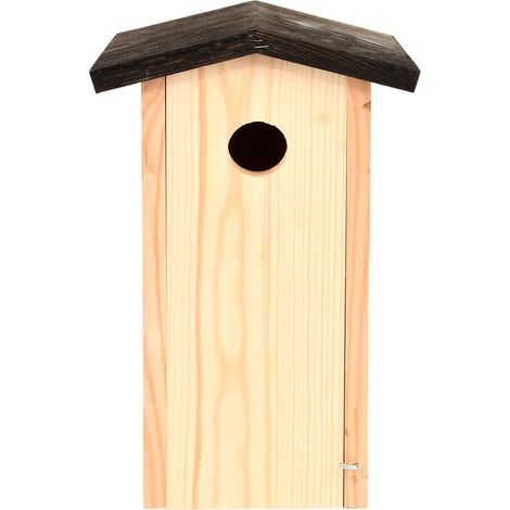 Esschert Nistkasten Kohlmeise Natur aus 100 % FSC® Fichtenholz (1/3)
