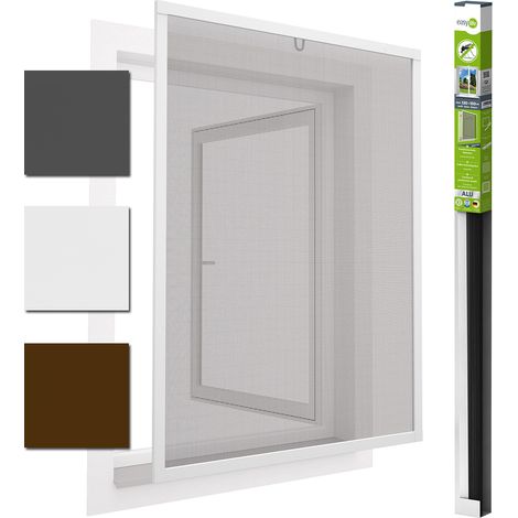 easy-life Fensterfliegengitter weiß 130x150 cm (1/5)