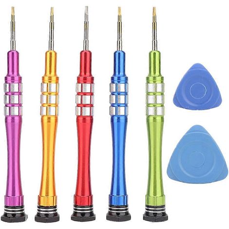 Kit de réparation et de démontage de téléphone avec tournevis antidérapant et outils multifonctions (7 pièces) (1/4)