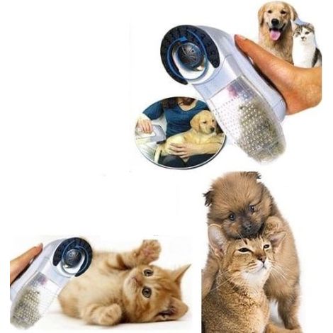 ASPIRATORE PELI ELETTRICO CANE GATTO ELIMINA ASPIRA PELO IN ECCESSO SHED PAL