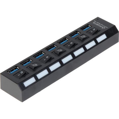 Hub USB 3.0 HUB-USB3.0-1/7 55 cm (1/5)