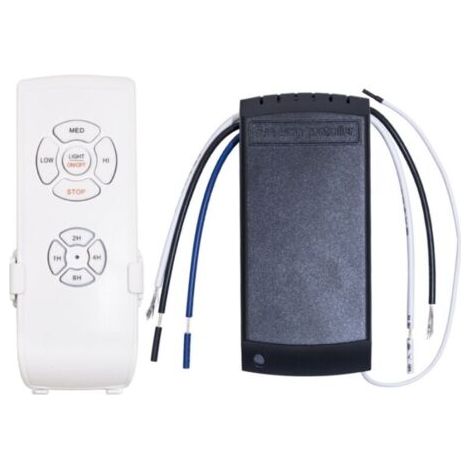 Ventilador de techo inteligente inalámbrico con luz y receptor de control remoto, no requiere pilas adicionales. (1/5)