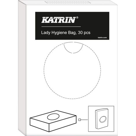 Bolsas sanitarias Katrin, paquete de 30 unidades. (1/3)